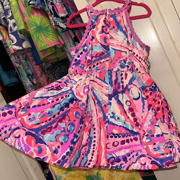 Lilly Pulitzer fit and flare dress absolutely beautiful 😍 size 4 ❤️ LP - Picture 5 of 9